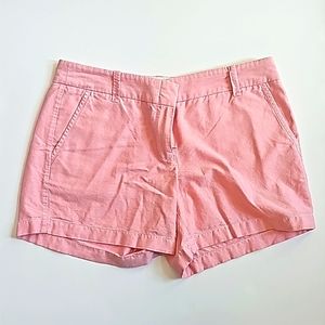 J.Crew Pink Cotton Oxford Chino Shorts